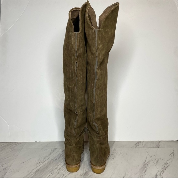 Free People Banks Slouch Suede Over the Knee Boot 6 1/2 - Picture 3 of 16